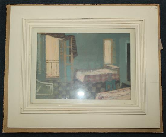 Clive McCartney (b. 1960) Medina, Tangier and Hotel Fuentes, Tangier, 8 x 11.5in.